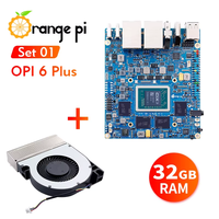 Carte de développement Orange Pi 6 Plus, puissance de calcul IA de 45 TOPS, processeur 12 cœurs CD8180