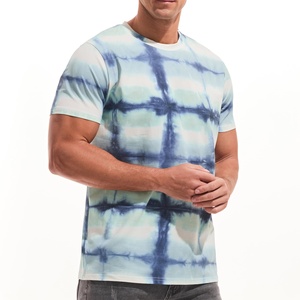 T-shirt Homme 2024 Best-seller 100% Coton Tricoté Épais Style Vintage Effet Vieilli Logo Personnalisé Street Style - Product Image 3