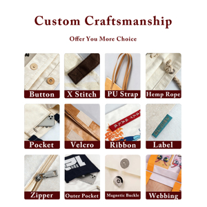 Factory Tote Handheld Crossbody High Quality Gift Custom Logo Canvas Bag for Daily Use - Product Image 4