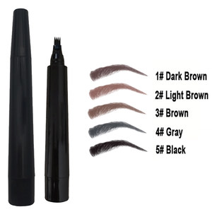 Lápiz de Cejas Vegano de 4 Puntas, Marca Privada, Resistente al Agua, Venta al por Mayor, Lápiz para Levantar Cejas, Logotipo Personalizado, Lápiz Líquido para Cejas Súper Definido - Product Image 1