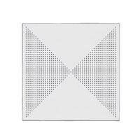 Panneau de plafond en aluminium moderne 30*30, plaque carrée en métal, plafond suspendu avec isolation thermique pour salle de bain, maison, magasin