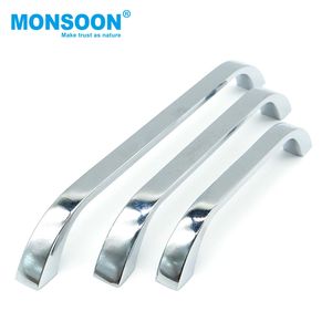 Poignées de tiroir de placard en alliage d'aluminium, barres creuses de grande longueur (64/96/128/160/192mm) pour la décoration de meubles et les armoires de cuisine - Product Image 1