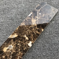 Plinthes en porcelaine marbrée noire, imperméables, antidérapantes, modernes, pour intérieur, très vendues