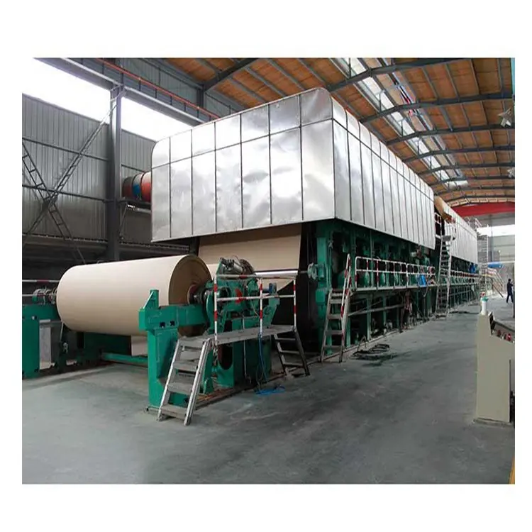 NO1 China Leveranciers 10 Ton Een Dag Craft Papier Maken Machine Kraftpapier Machine Voor Papierfabriek