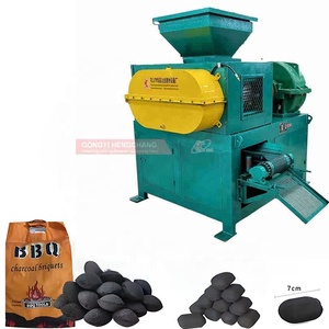 آلة ضغط أسطوانية لصنع قوالب الفحم من الليغنيت والجبس بسعة 3 أطنان في الساعة مع محرك - Product Image 1