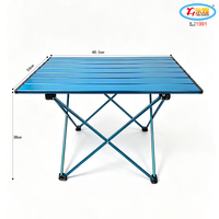Table de camping pliable ultra-légère et portable en aluminium, mini table de pique-nique pliable