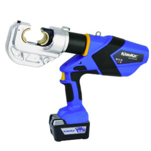 Pince à sertir hydraulique sans fil Klauke EKM6022CFM pour câbles industriels, à alimentation par batterie, pour fils en acier à entrée supérieure - Product Image 3