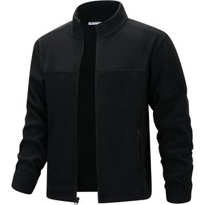 Chaqueta polar para hombre de 33.000 pies (10.000 m) con cremallera completa, ligera, cálida, con cuello alto, para senderismo al aire libre - Product Image 1