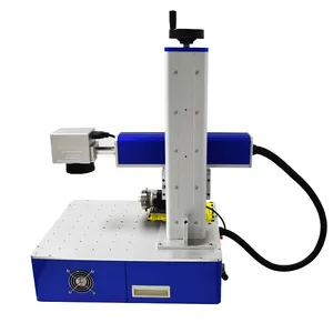 Mini Portable 20W 30W 50W Fiber Laser Marking Machine Ring Gold Brass Aluminum 3d Fiber Laser Metal Engraving Machines