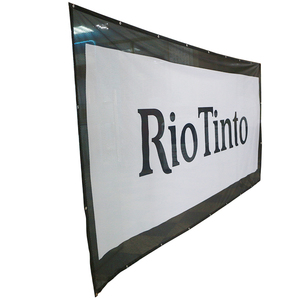 Tongjie quảng cáo ngoài trời thể thao <span class=keywords><strong>Polyester</strong></span> Vải hàng rào vải Vinyl lớn lưới biểu ngữ cờ với logo - Product Image 5