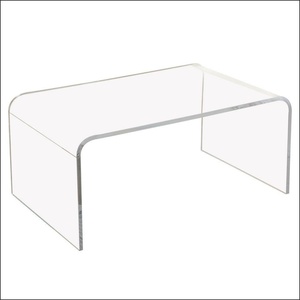 Transparent Durable Modern Acrylic Coffee <b>Table</b> with Customized Size Thick Lucite <b>Nesting</b> End Side <b>Tables</b> - Product Image 2