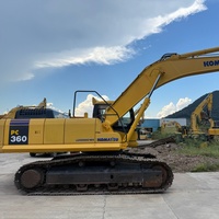 Excavatrice sur chenilles d'occasion Komatsu PC400-8R/220-7/360-7/430-8/460-8 de haute qualité, d'origine, capacité de godet de 1,9 m³, 257 kW
