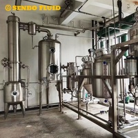 Équipement d'évaporation sous vide à simple effet en acier inoxydable pour sirop liquide et jus de fruits