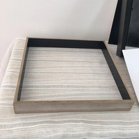 Cadre Sannahed 10x10, cadre profond en MDF avec passe-partout 5x5 pouces, cadre à ombre carré