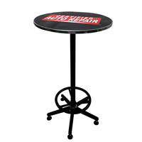 Table haute ronde en métal personnalisée avec base pour bars, pubs et discothèques – Promotion OEM