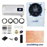 Climatiseur split 12V 24V DC silencieux à compresseur scroll pour camping-car et caravane