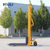 Youli vente chaude 2 tonnes Mini empileur de palettes camion manuel élévateur hydraulique gerbeur chariot élévateur manuel élévateur à main empileur