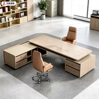 JIUSHUN Prix d'usine en gros, bureau de direction en bois de qualité supérieure, table de bureau commerciale pour PDG