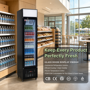 Réfrigérateur Commercial Vertical Étroit pour Boissons 105L – <span class=keywords><strong>Vitrine</strong></span> Slim à Température Unique - Product Image 6