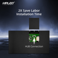 MPED Indoor Festinstallierte LED-Anzeige Druckguss-Aluminiumgehäuse P1.86 P2 P2.5 P3.07 P4 P5 Ultra-High-Definition LED-Videowand