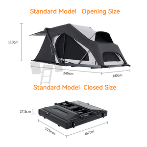 Ada OVERLAND เต็นท์อัตโนมัติ ABS Hardshell บนชั้นดาดฟ้าเต็นท์รถครอบครัวเต็นท์รถตั้งแคมป์กันน้ำสำหรับอุปกรณ์กลางแจ้ง - Product Image 2