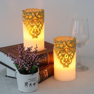 Nouvelles bougies LED décoratives électriques en paraffine pour mariage, coffrets cadeaux de mode au design innovant - Product Image 4