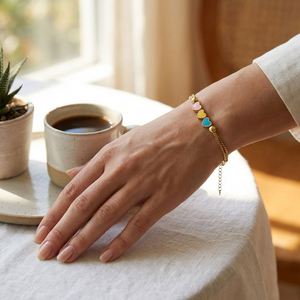 Pulseras de Acero con Superficie Facetada, Joyería Profesional de Marca Privada, Regalo Festivo para Mujer, Peso en Gramos por Pieza - Product Image 3