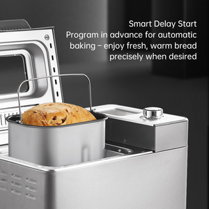Household Electric Small Automatic Multifunctional Bread <b>Machine</b> with Dough <b>Kneading</b> & Fermentation Metal 750g Capacity 550W - Product Image 5