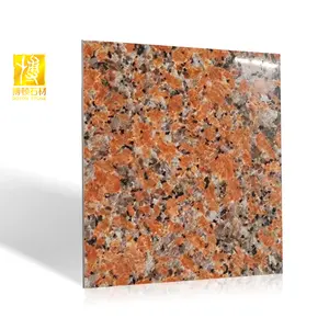 Harga rendah Guangxi ubin granit alami merah Maple untuk ubin dinding lantai