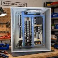 Panneau de commande PLC industriel personnalisé Siemens S7-200 SMART Box, armoire de distribution électrique d'automatisation 150KVA