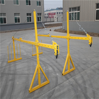 Plateforme de travail suspendue électrique ZLP630 haute sécurité, construction en acier/aluminium pour travaux de façade de bâtiment