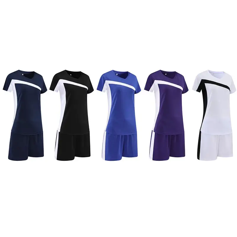 Stock Available combination short sleeves volleyball jersey volleyball jersey uniform women volleyball shirt designs jerseys set