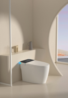 Siège de toilette intelligent 809 avec pression d'eau illimitée, accessoire de salle de bain intelligent fourni par l'usine, contrôle du chauffage du siège