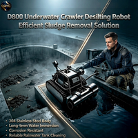 Robot de dragage FORBEST de 800 mm de diamètre, moteur 380V 6000W, boîte de vitesses PLC, corps en acier inoxydable résistant à la corrosion pour une longue durée de vie