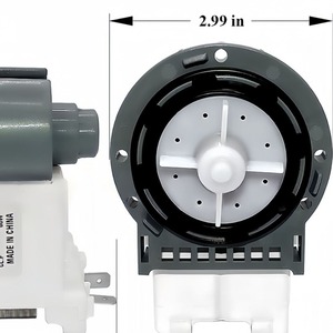 Motor de Bomba de Desagüe para Lavadora, 80W, 110V, 4.19x4.28 Pulgadas, Hecho en China - Product Image 2