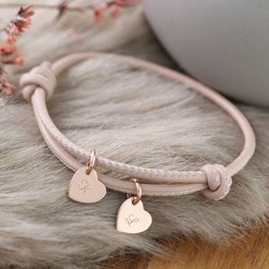 Pulsera Ajustable de Acero Inoxidable con Corazón Multicolor - Product Image 2
