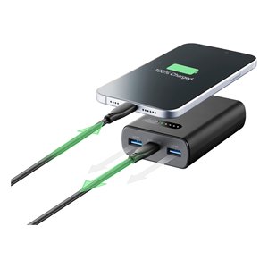 Cargador portátil FAST CHARGER Negro (Batería 10000mAh) Power Delivery PBFAST01PD10000K - Product Image 3