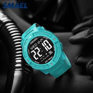 SMAEL 8126 นาฬิกาดิจิตอลโครโนกราฟสำหรับผู้ชายพร้อมปฏิทิน สายพลาสติก กันน้ำ 5BAR หน้าปัดเรืองแสง ดีไซน์แฟชั่น - Product Image 5