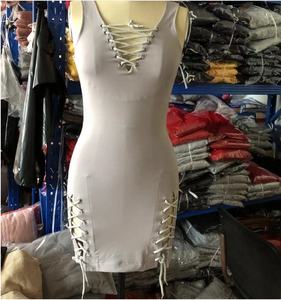 Vestido Mini Ajustado sin Mangas con Silueta Cami y Cordones para Mujer, Moda 2026, Estilo Natural y Sexy - Product Image 3