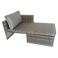 Fabrik Günstige Prägnante Stil Outdoor Garten Freizeit Patio Möbel Set Rattan Wicker Ecksofa Stuhl und Couch tisch