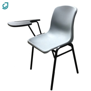 University School Supplies Wholesale Student Lecture Training Chair <strong>Study</strong> PP Plastic Chair With Writing <strong>Pad</strong> - Product Image 2