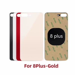 กระจกหลังสำหรับ iPhone 8 8 Plus ฝาหลังกระจกเปลี่ยนเร็ว ฝาครอบแบตเตอรี่แบบมีรูใหญ่ พร้อมกาว - Product Image 4