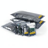 Sac de protection antistatique ESD imprimé personnalisé avec zip-lock pour l'emballage de barrière contre l'humidité de l'électronique sensible