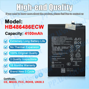 Batería de teléfono móvil Original de fábrica para <span class=keywords><strong>Huawei</strong></span> <span class=keywords><strong>P30</strong></span> <span class=keywords><strong>Pro</strong></span> HB486486ECW 4200mAh Li-ion baterías de repuesto CE FCC MSDS certificado - Product Image 2