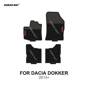 Tappetini per Auto Adatti a <span class=keywords><strong>DACIA</strong></span> <span class=keywords><strong>DOKKER</strong></span> 2013+, Rivestimenti in PVC Facili da Pulire - Product Image 1