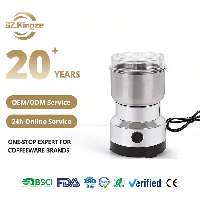 Kingze Household Modern Design Commercial Home Commercial Milling Machine 4 Blades Electric Spice Coffee Mill Machine Grinder