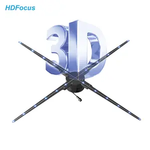 简易安装100厘米3D全息广告展示地板全息风扇多功能广告设备