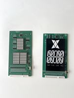 Pièces d'ascenseur Panneau de bouton d'appel COP LOP HOP en verre avec double affichage LCD/LED Moderne Marque JKL