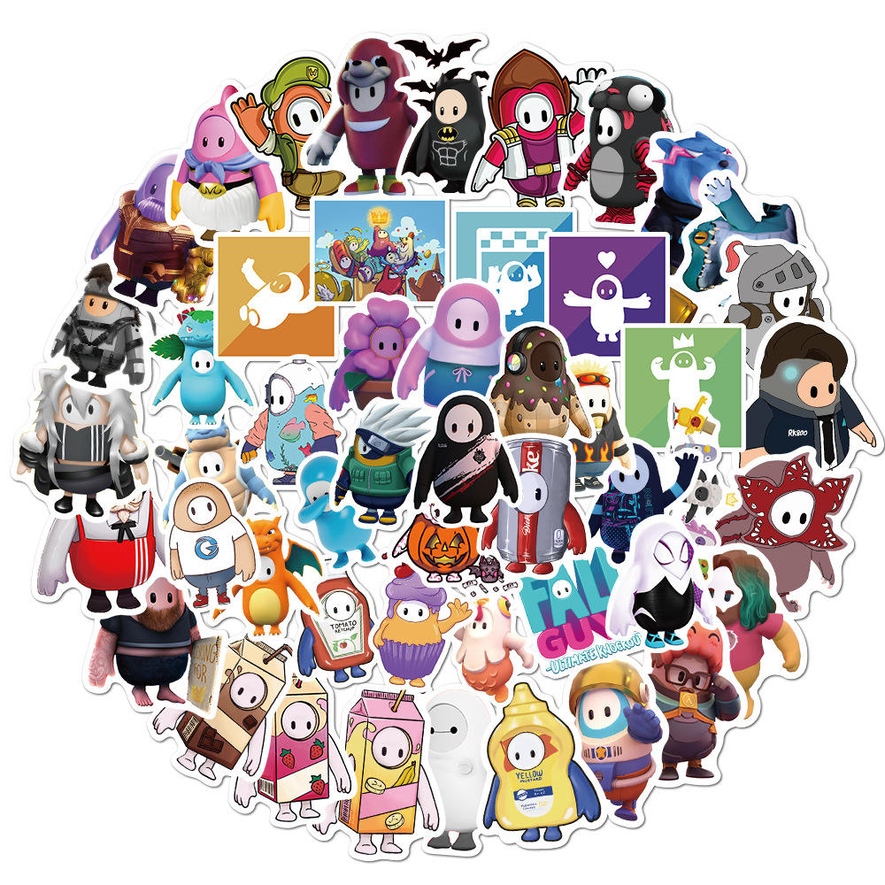 50pcs automne gars autocollants