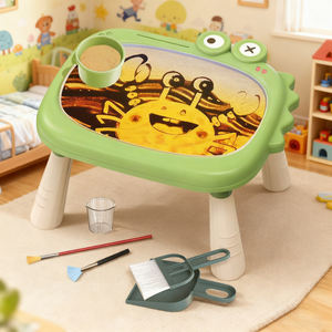 LK Toys - Mesa de Luz para Pintar con Arena, Mesa de Luz para Niños, Tableta de Escritura, Pizarra de Dibujo, Tableta de Escritura LCD para Niños - Product Image 2